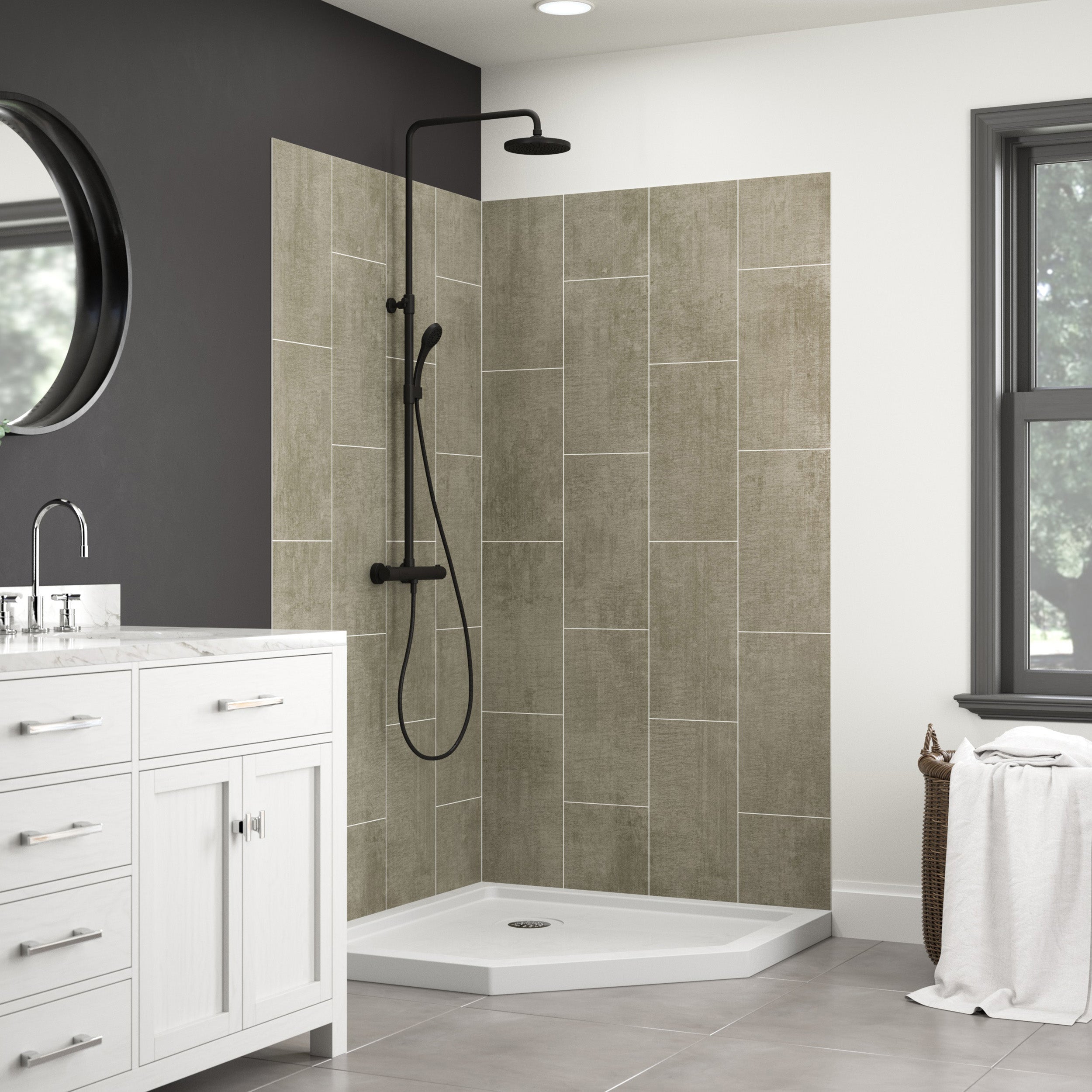 Core Corner JETCOAT® CORE Corner Shower Wall System