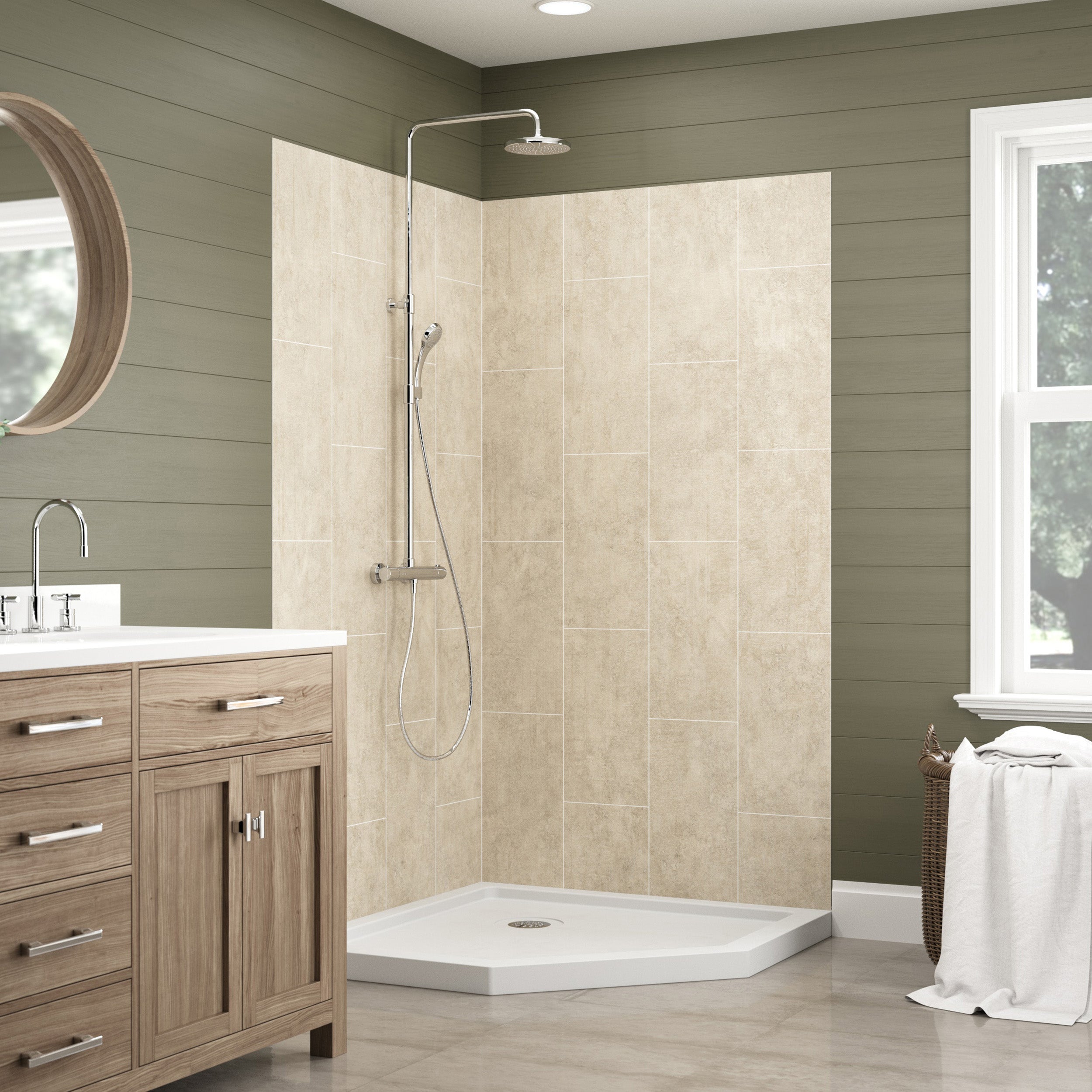 Core Corner JETCOAT® CORE Corner Shower Wall System