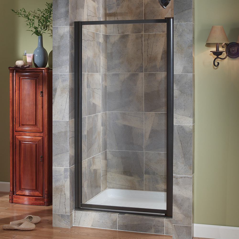 Tides Framed Pivot Swing Shower Doors CRAFT + MAIN®