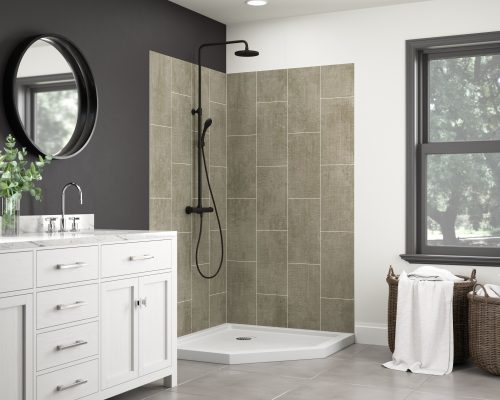Two Panel Shower Wall System