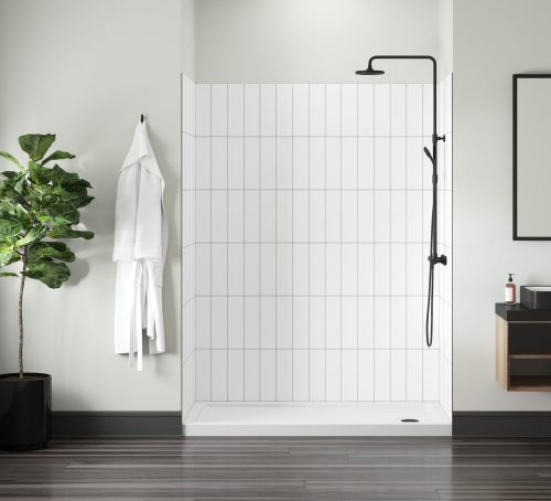 Jetcoat® 60 x 32 x 78 Five Panel Shower Wall System - CRAFT + MAIN